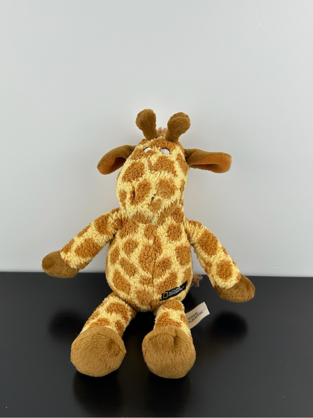 National Geographic Rare Spotted Giraffe 11” Brown Orange Cream Plush